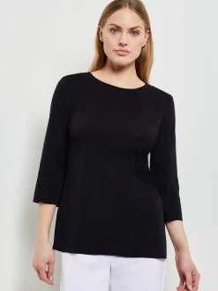 Discount 3/4 Sleeve Knit Tunic - Long Sleeve Tunic | Tops & Tees