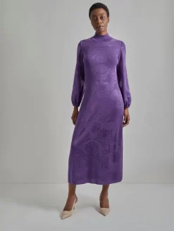 Discount A-Line Jacquard Knit Maxi Dress Dresses