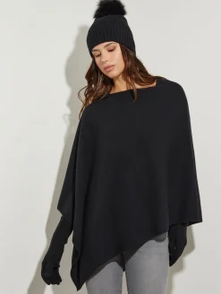 Fashion Asymmetrical Poncho - Cashmere Poncho | Jackets & Coats|Tops & Tees
