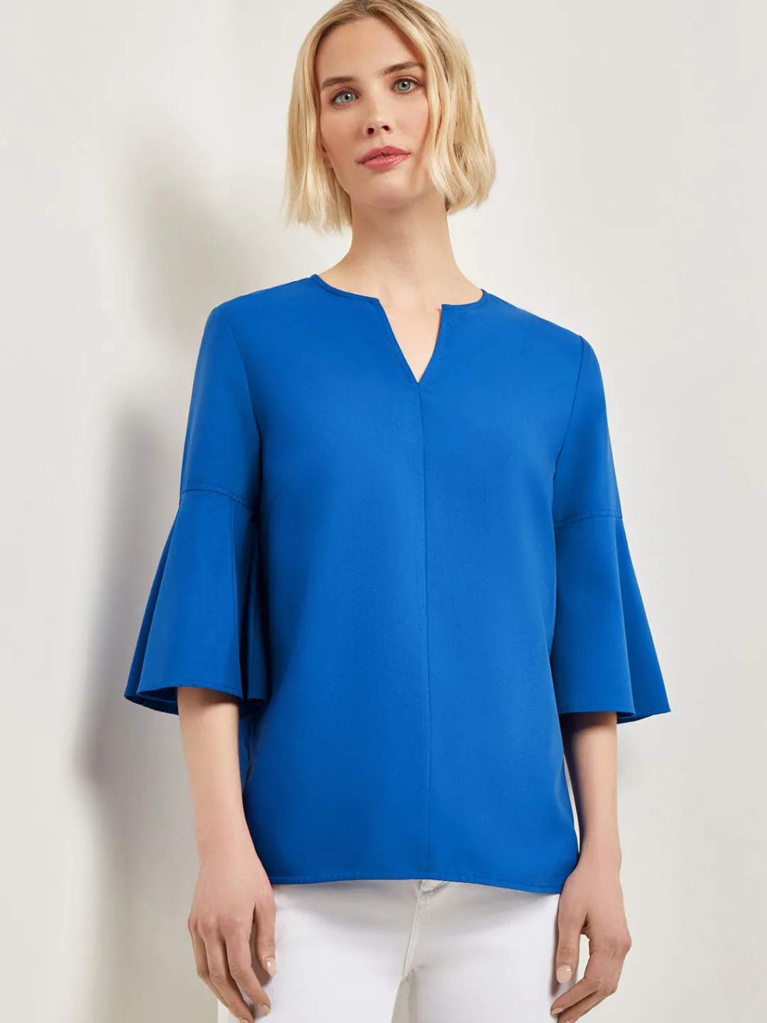 Clearance Bell Sleeve Woven Blouse Blouses & Shirts|Tops & Tees