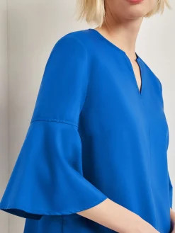 Clearance Bell Sleeve Woven Blouse Blouses & Shirts|Tops & Tees