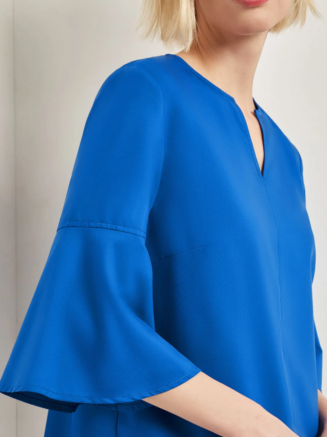 Clearance Bell Sleeve Woven Blouse Blouses & Shirts|Tops & Tees
