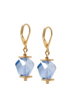 Fashion Blue Crystal Dangle Earrings Accessories|Earrings