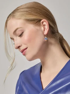 Fashion Blue Crystal Dangle Earrings Accessories|Earrings