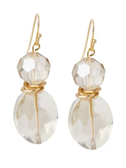 Best Champagne Crystal Stack Earrings Accessories|Earrings