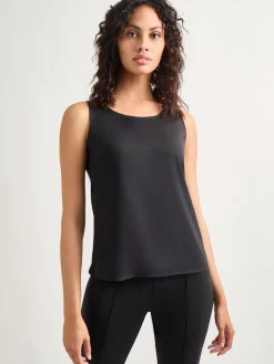 Sale Classic Crepe de Chine Tank Top Tops & Tees|Tanks