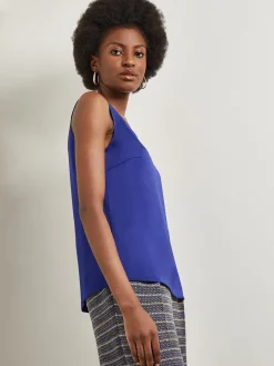 Best Classic Crepe de Chine Tank Top Tops & Tees|Tanks