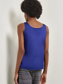 Best Classic Crepe de Chine Tank Top Tops & Tees|Tanks