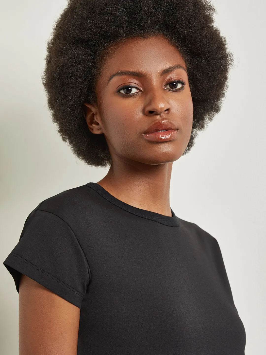 Clearance Classic Short Sleeve Jersey Knit Top Tops & Tees