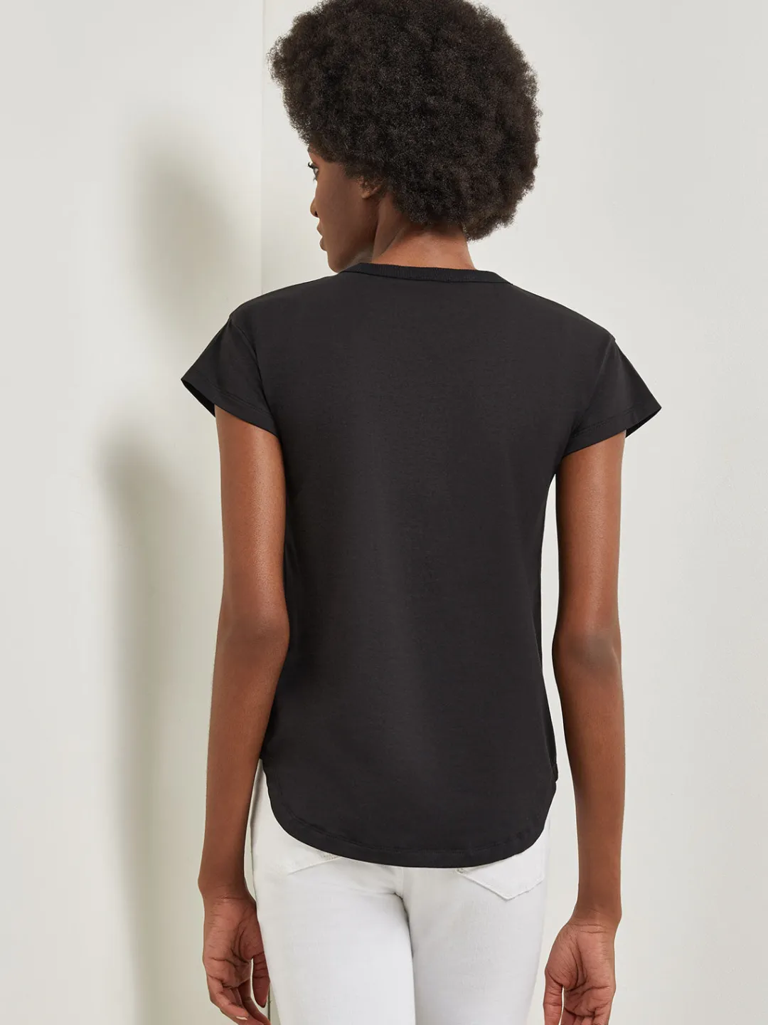 Clearance Classic Short Sleeve Jersey Knit Top Tops & Tees