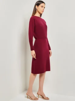 Discount Dolman Sleeve Cashmere Dress Dresses