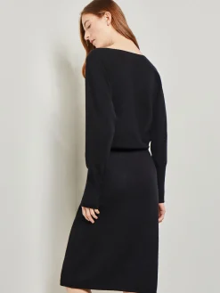 Clearance Dolman Sleeve Cashmere Dress Dresses