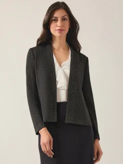 Discount Embellished Lurex Open Neck Jacket Jackets & Coats