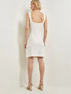 Sale Eyelash Boucle Princess Seam Sheath Dress Dresses