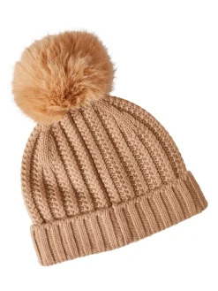 Sale Faux Fur Pom Pom Cashmere Hat Accessories