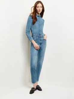 Discount Freja Denim Jumpsuit Pants & Shorts|Dresses