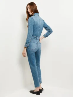 Discount Freja Denim Jumpsuit Pants & Shorts|Dresses