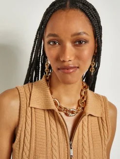 Clearance Hammered Rings Drop Earrings Accessories|Earrings