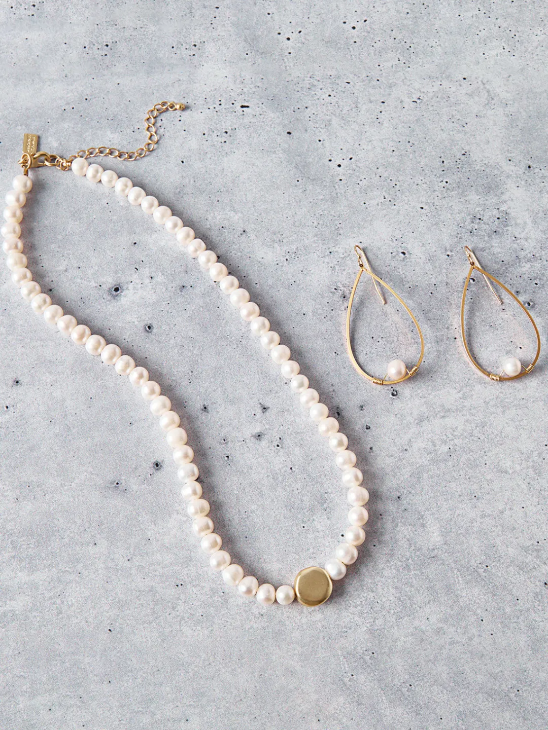 Outlet Handmade Gold Nugget Freshwater Pearl Necklace Accessories|Necklaces