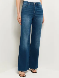 Discount Hepburn High-Rise Wide Leg Vintage Jean Pants & Shorts