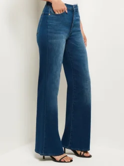 Discount Hepburn High-Rise Wide Leg Vintage Jean Pants & Shorts