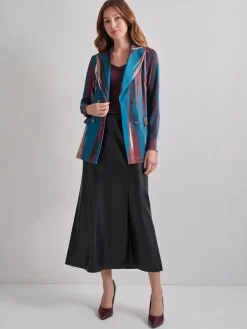 Sale Heritage Fit Double-Breasted Brushstroke Woven Blazer Jackets & Coats