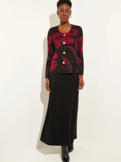 Best Heritage Fit Floral Button-Front Knit Jacket Jackets & Coats