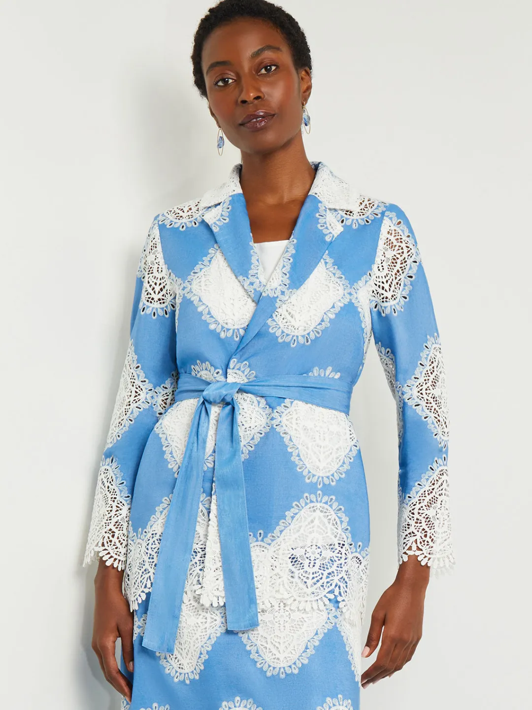 Discount Heritage Fit Jacket - Lace Inset Novelty Woven Jackets & Coats
