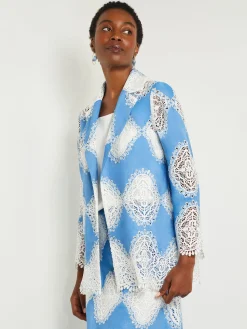 Discount Heritage Fit Jacket - Lace Inset Novelty Woven Jackets & Coats