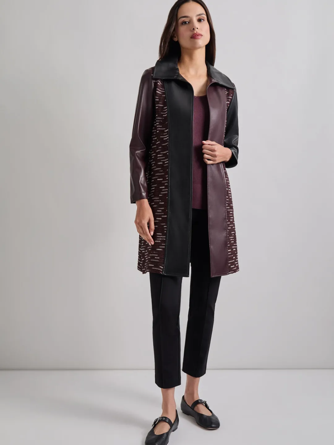 Sale Heritage Fit Mixed Media Multi-Panel Topper Jackets & Coats