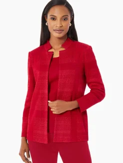 Sale Heritage Fit Multi-Directional Pattern Knit Jacket Jackets & Coats