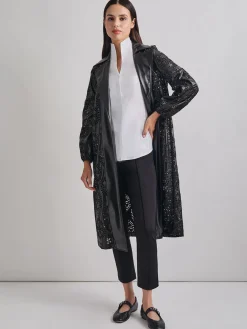 Outlet Heritage Fit Open Front Vegan Leather Jacket Jackets & Coats