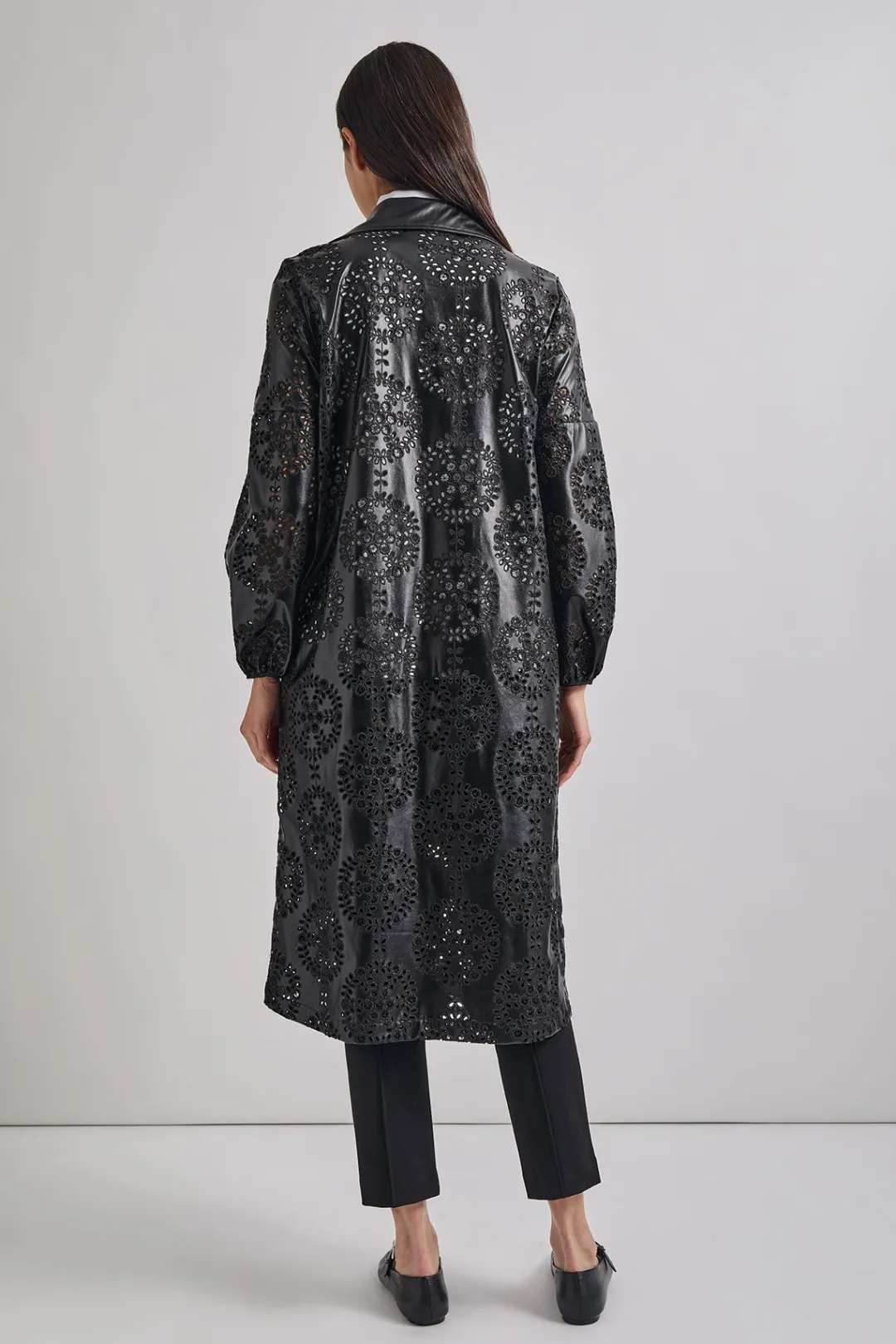 Outlet Heritage Fit Open Front Vegan Leather Jacket Jackets & Coats