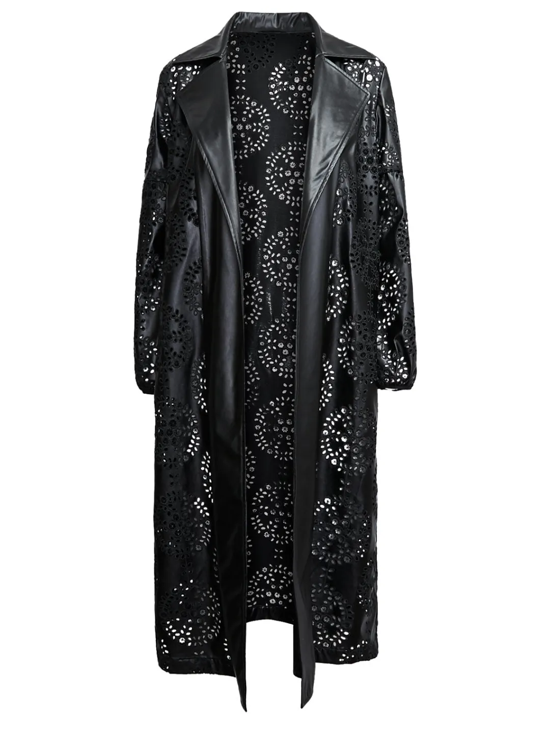 Outlet Heritage Fit Open Front Vegan Leather Jacket Jackets & Coats
