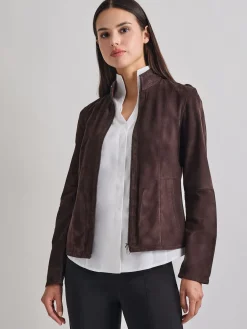 Outlet Heritage Fit Reversible Suede Leather Jacket Jackets & Coats