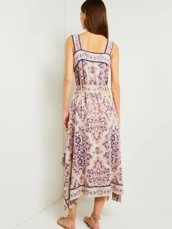 Best High-Low A-Line Dress - Soft Jacquard Knit Dresses