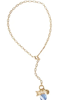 New 18K Matte Gold Plated Paperclip Chain Necklace Accessories|Necklaces