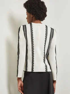 Sale Lace Applique Woven Blouse Blouses & Shirts|Tops & Tees