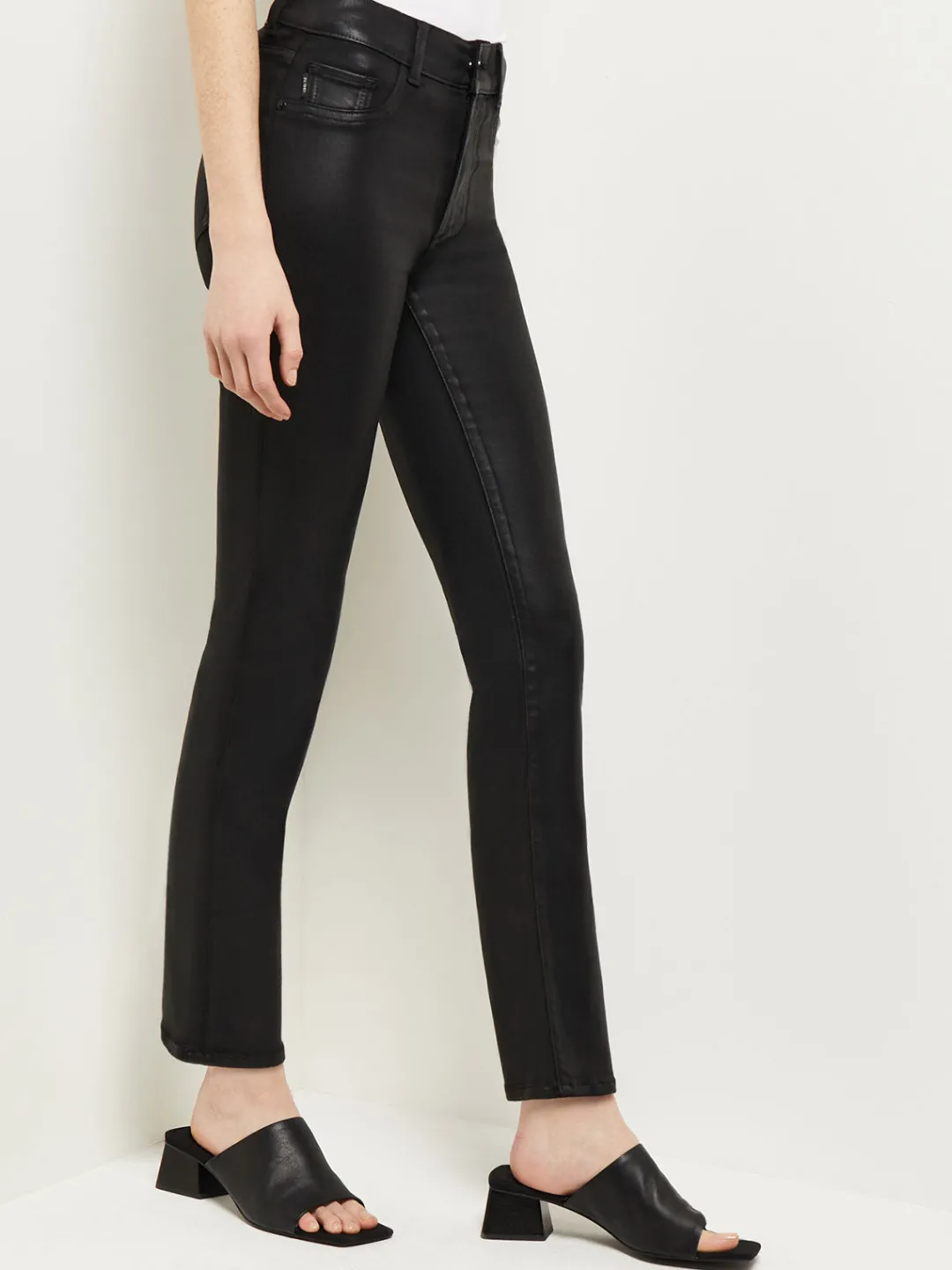 Best Mara Mid-Rise Straight Leg Ankle Jeans Pants & Shorts