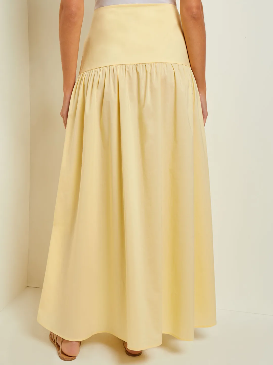 Best Maxi High-Low Skirt - Flounce Cotton Skirts