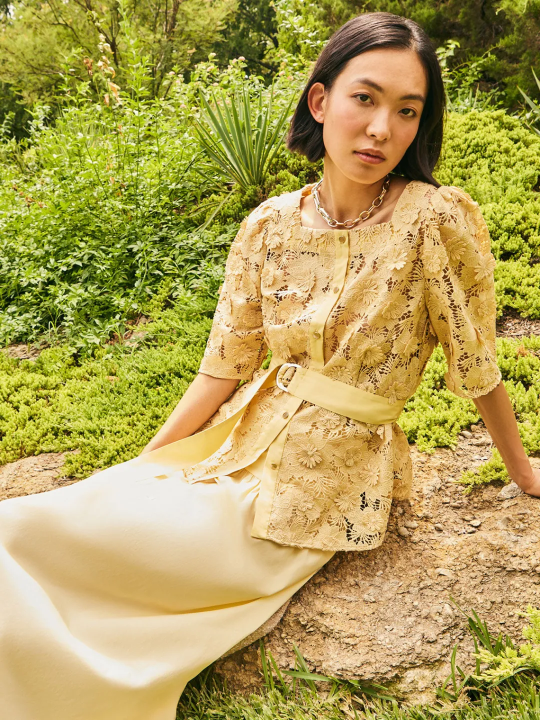 Best Maxi High-Low Skirt - Flounce Cotton Skirts