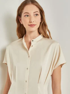 Discount Midi Fit & Flare Dress - Dolman Sleeve Woven Dresses