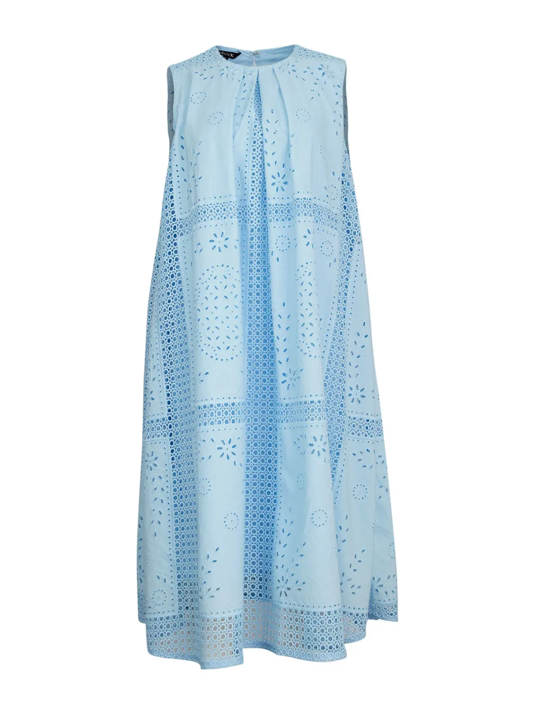 Online Midi Tent Dress - Sleeveless Eyelet Detailed Woven Dresses