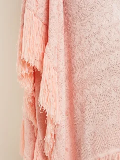 Best Midi Wrap Dress - Soft Jacquard Knit Dresses
