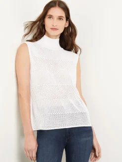 Discount Mock Neck Soft Knit Tank Top Tops & Tees|Tanks