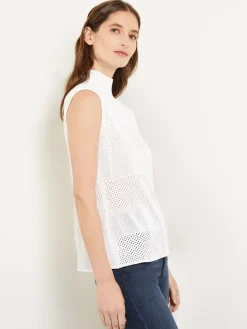 Discount Mock Neck Soft Knit Tank Top Tops & Tees|Tanks