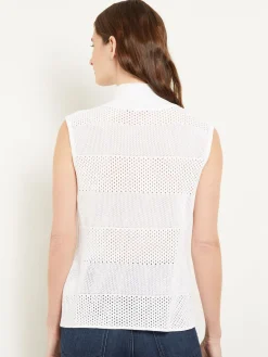 Discount Mock Neck Soft Knit Tank Top Tops & Tees|Tanks