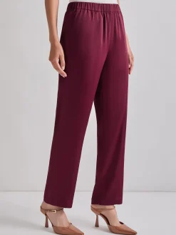 Discount Pull-On Woven Straight Leg Pants Pants & Shorts