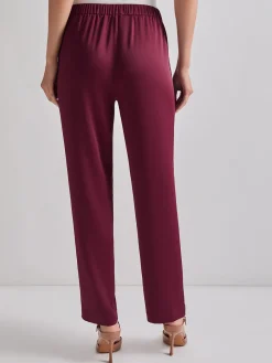 Discount Pull-On Woven Straight Leg Pants Pants & Shorts