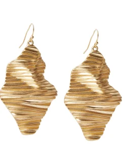 New Ripple Textured Warm Earrings Accessories|Earrings
